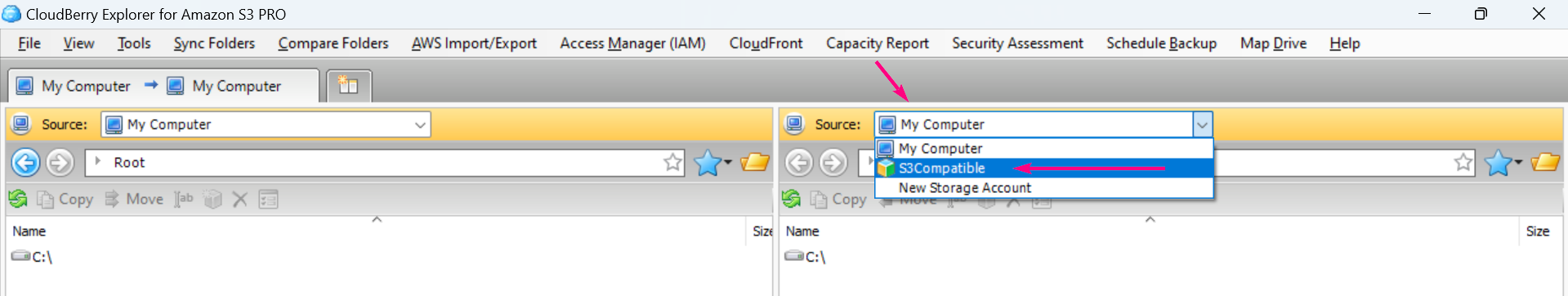 S3-клиенты 7 cloudberry 3