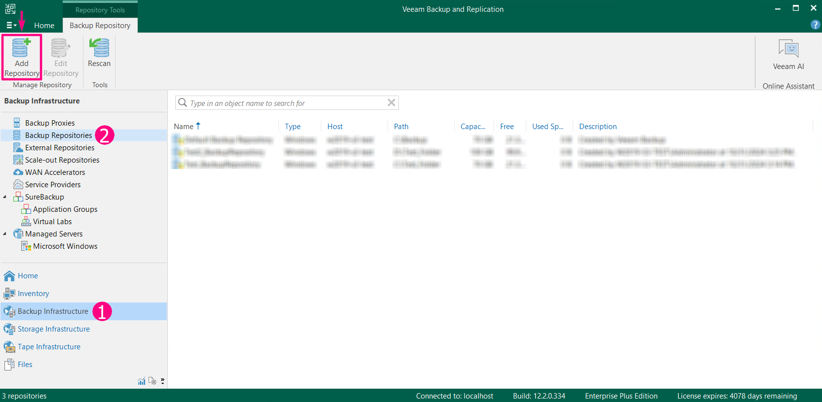 Использование S3-хранилища в Veeam 1 veeam1